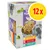 Confezione Applaws Taste Toppers Broth Selection per cani, 12x85g, 100% Natural. Gusti visibili: pollo, manzo, tonno. Immagine di crocchette con topping e cane. Scritta grande '12x' su sfondo giallo.