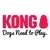 KONG Dogs Need to Play. Texte en anglais, marque et slogan visibles. KONG Dogs Need to Play. Texte en anglais, marque et slogan visibles.