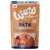 wow Cat Premium Paté Huhn & Lachs, 70% kip en zalm, graanvrij, afbeelding van vlees en paté op de verpakking. Tekst in meerdere talen: Chicken & Salmon, Poulet et Saumon.