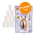 Kattenvoer Ente & Geflügel, zonder dierproeven, graanvrij, met zalmolie en groenlipmossel. Grote oranje cirkel met tekst: Probeer nu! Kattenvoer Ente & Geflügel, zonder dierproeven, graanvrij, met zalmolie en groenlipmossel. Grote oranje cirkel met tekst: Probeer nu!