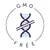 GMO FREE text with DNA strand symbol crossed out