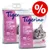 Tigerino Premium Natural Clay csomósodó alom babahintőpor illattal, ultra nedvszívó és hatékony, gyors szagsemlegesítés, azonnali csomósodás, nagyon alacsony por, 12 kg. Kedvezményjelzés látható.