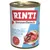 RINTI Kennerfleisch szárnyasszívvel, gabonamentes. Rinti 1983 óta Original. Húsdarabok és összetevők ábrázolása.
