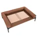 TIAKI hondensofa Sun - Maat XL: L 106 x B 76 x H 18 cm (crème / bruin)