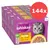 Jumbopack Whiskas 1+ Adult Frischebeutel 144 x 85 g