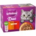 Whiskas 1+ Pouches Mega Pack 96 x 85g - Duo Meaty Combos in Jelly