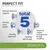 PERFECT FIT total 5, SENIOR 7+. Natural defences support, Urinary tract health, Healthy digestion, Healthy skin & coat, Optimum weight management & body condition. Tekst på engelsk.