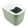 botanical green / white