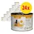 catz finefood Senior Classic våtfoder för katt, Rind & Kalb, 24-pack burkar. Text: grain free, no animal testing, no added sugar. Synliga certifieringssymboler på förpackningen.