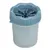 Récipient en plastique bleu avec inscription visible TRIXIE et brosses souples à l’intérieur, ouverture large sur le dessus.