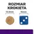 Rozmiar krokieta: średnica 13,5 mm obok kostki do gry o boku 16 mm. Porównanie wielkości krokieta i kostki.