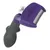 FURminator brush with purple head, grey textured handle and visible FUREjector button. Brand name 'FURminator' printed on the head.