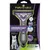 FURminator Undercoat deShedding Tool, rövid szőrű, közepes/nagy macskáknak (M/L, 4,5+ kg), heti használat, segít csökkenteni a szőrhullást akár 90%-kal. Lila-fekete eszköz csomagolásban.