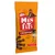 Misfits Twistos with beef, no artificial colours or flavours, shown as twisted treats on orange packaging.