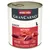 animonda GranCarno Junior MIT PUTE tin, 100% frische Zutaten, ohne Getreide ohne Gluten, Made in Germany. Images of raw meat pieces on label.