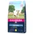 Sac de croquettes Eukanuba Mature pour chiens petites races <10 kg, 8–11 ans, riche en poulet frais, 3 kg. Texte visible en plusieurs langues sur l'emballage.