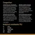 Ingredients and analytical values for four recipe varieties, listing meat, vegetables, herbs, and percentages of protein, fat, inorganic matter, crude fibre, and moisture.