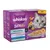 Whiskas TastyMix Catch of the Day in gravy, 12 pack. Includes salmon and carrots, whitefish and vegetables, tuna and whitefish, cod and salmon. New product.