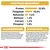 Analytische Bestandteile: Protein 32%, Fettgehalt 18%, Rohasche 7,6%, Rohfaser 1,4%, Calcium 1,2%, Phosphor 1%. Zusammensetzung und Zusatzstoffe pro kg detailliert aufgeführt.
