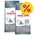 Två påsar Royal Canin Feline Care Nutrition Oral Sensitive torrfoder för katt, text: Tartar reduction -59 %, 28 days efficiency, stor gul rabatt-symbol med procenttecken. Två påsar Royal Canin Feline Care Nutrition Oral Sensitive torrfoder för katt, text: Tartar reduction -59 %, 28 days efficiency, stor gul rabatt-symbol med procenttecken.