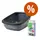 Startsæt: Toilet grå marmoreret/sort + 6 Bag it up