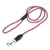 Guinzaglio per cani TIAKI rifrangente intrecciato  - L 1,8 cm x Ø 1 cm