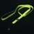 Bright green dog lead with padded loop and black metal carabiner. F.C.K. logo visible on the lead.