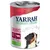 Boîte Yarrah Bio-Organic Since 1992, Chunks with beef, with nettle & tomato, BIO organic, image de chien sur l’étiquette. Texte en anglais.