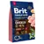 Brit Premium by Nature, croquettes pour chiots grandes races 25–45 kg, riche en poulet 45 %, Junior Large L, sans OGM ni soja, texte en anglais sur l’emballage.