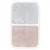 Filter mat with two sections: grey on top, beige on bottom. Spare part for water or air filter.