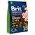 Brit Premium by Nature hondenvoer, XL, kip 48%, voor volwassen honden van extra grote rassen 45–90 kg. Tekst: GMO free, Adult Large XL, afbeelding van kip en kruiden.