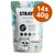 STRAYZ Suppe Lachs & Rosmarin, 14x40g. Viel Flüssigkeit, getreidefrei, ohne Zuckerzusatz, natürlich Bio. Jede Packung spendet für Katzen in Not. Hergestellt in Deutschland.