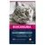 EUKANUBA Adult kattenvoer, 10 kg zak. Voor katten van 1–7 jaar. 90% dierlijk eiwit, zonder tarwe. Tekst: Premium dry food, compleet en uitgebalanceerd, droogvoer.