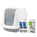 Savic Nestor kattetoilet - Toilet Lysegrå + 2 ekstra kulfiltre + 12 Bag it Up