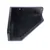 Letto angolare Modern Living San Francisco - nero