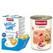 animonda Kombi-Paket: 12 x 400 g Carny Adult + 20 x 15 g Milkies Selection - Rind & Huhn + Milkies Snack (4 Sorten)