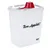 White food container with red lid, 'Bon Appétit!' inscription and Zooplus Basics logo.