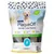 ProDen PlaqueOff Dental Care Bones Veggie, 100% natuurlijk, voor middelgrote en grote honden. Tekst: reducing plaque, preventing tartar, treating bad breath. Inhoud zichtbaar in zak.