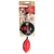 FLAMINGO Xtreme Grip Suction Torpedo, jouet à tirer super résistant avec ventouse noire et balle rouge texturée, texte visible : Super strong tug toy, Boredom breaker, Xtreme Grip 280 newton.