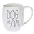 TIAKI XL Tasse en céramique "Dog Mom" - Ø 9 x H 10 cm