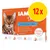 IAMS Sea Collection in Jelly kissanruokapakkaus, 12 annosta. Lajitelma: tonnikala & silli, makrilli & vihreät pavut, lohi & taimen, merikala & herneet. Adult 1+ vuotta.