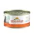 almo nature OWNED BY THE ANIMALS HFC COMPLETE, Profits 100% to Nature, POLLO CON CAROTE HUHN MIT MÖHREN POULET AVEC CAROTTES on tin with cat image