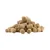 Haufen beige-farbener, zylindrischer Leckerlis oder Snacks ohne sichtbare Verpackung.