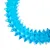 Giocattolo blu flessibile con punte appuntite in plastica. Adatto per gioco interattivo o da masticare.