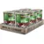 Belcando Dog Food Baseline Wild & Duck, 70% meat content, Made in Germany. Six cans on wooden tray with 'Made in Germany' label.