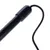 Black rod with elastic cord, suitable for toys or accessories.