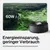 Energieeinsparung, geringer Verbrauch. 60 W Nennleistung für minimalen Energieverbrauch.