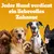 Text: Jeder Hund verdient ein liebevolles Zuhause. Bild zeigt verschiedene Hunderassen vor einem orangefarbenen Hintergrund.