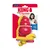Jouet KONG Classic Rope taille Large, caoutchouc naturel durable, corde jaune, pour chiens 13–30 kg. Texte visible : 'Durable natural rubber', 'KONG Classic', 'Large/Grand'.