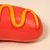 TIAKI ultra močna žvečilna igrača Hotdog